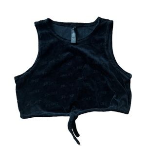 SKIMS Velour Top Crew Neck Crop Tank